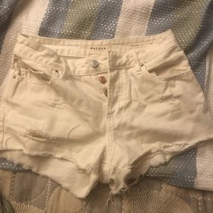 WHITE PACSUN SHORTS!